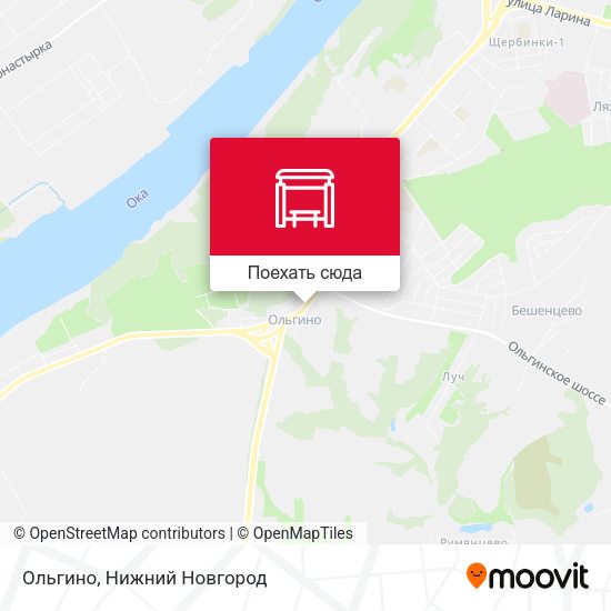 Карта Ольгино
