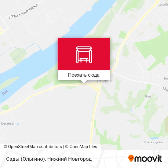 Карта Сады (Ольгино)