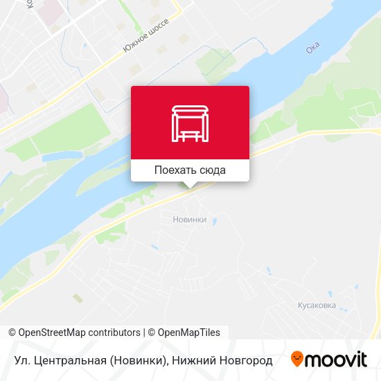 Карта Ул. Центральная (Новинки)