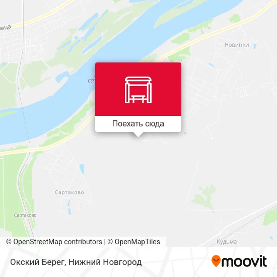 Карта Окский Берег