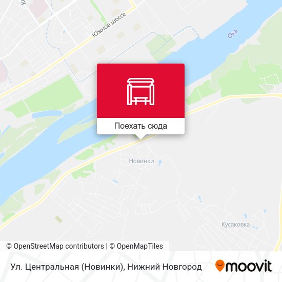 Карта Ул. Центральная (Новинки)