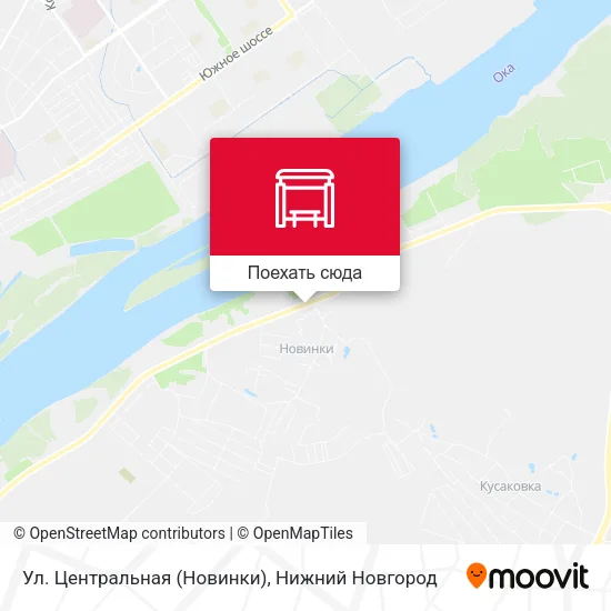 Карта Ул. Центральная (Новинки)