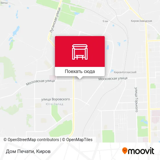 Карта Дом Печати