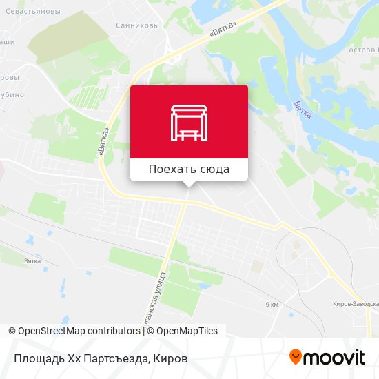 Карта Площадь Хх Партсъезда