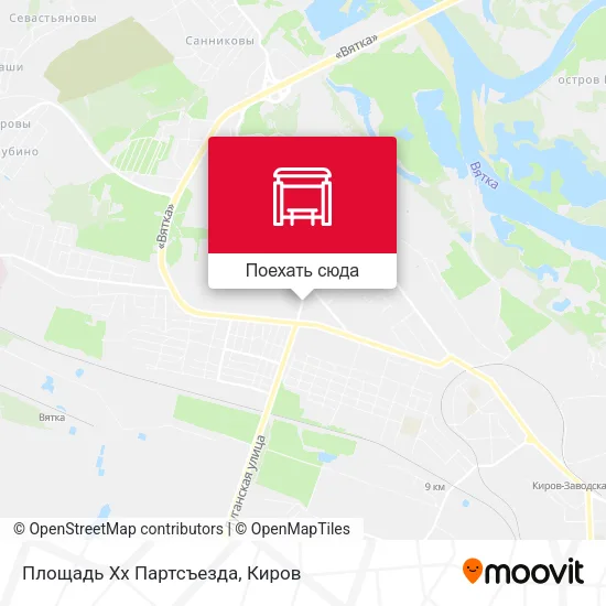 Карта Площадь Хх Партсъезда