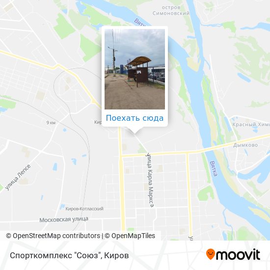 Карта Спорткомплекс "Союз"