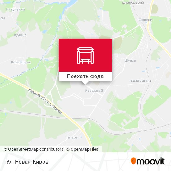 Карта Ул. Новая