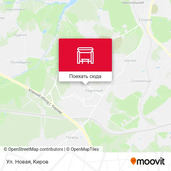 Карта Ул. Новая