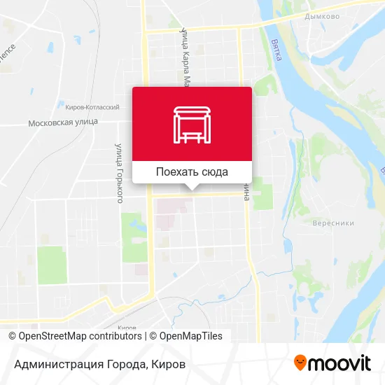 Карта Администрация Города