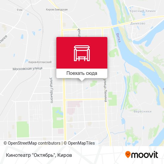 Карта Кинотеатр "Октябрь"
