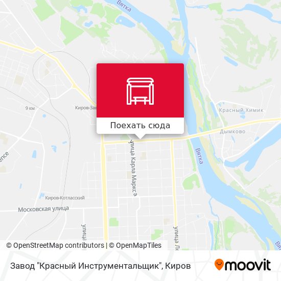 Карта Завод "Красный Инструментальщик"