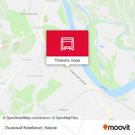 Карта Лыжный Комбинат