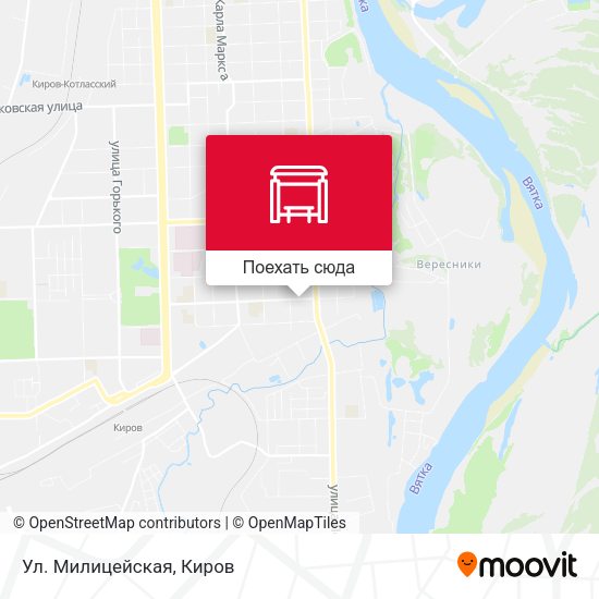 Карта Ул. Милицейская
