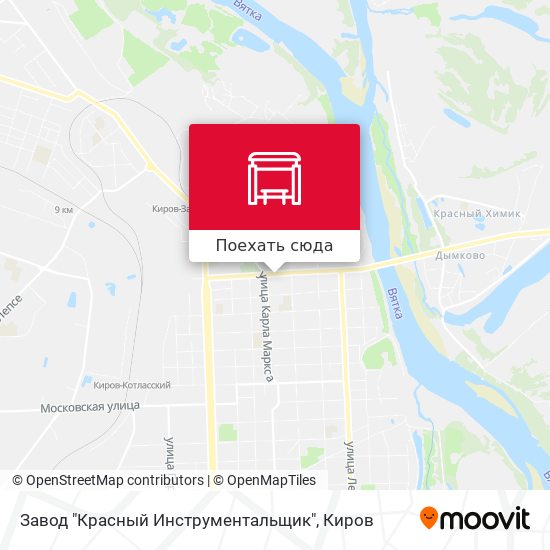 Карта Завод "Красный Инструментальщик"