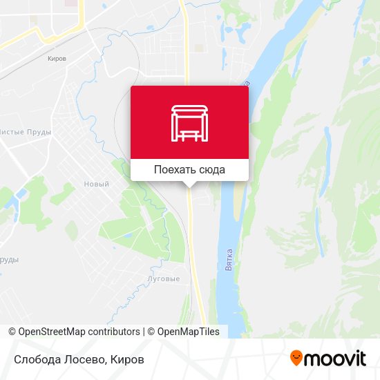 Карта Слобода Лосево