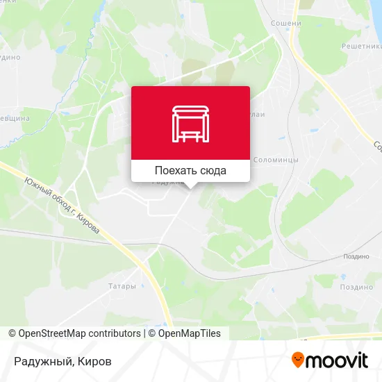 Карта Радужный
