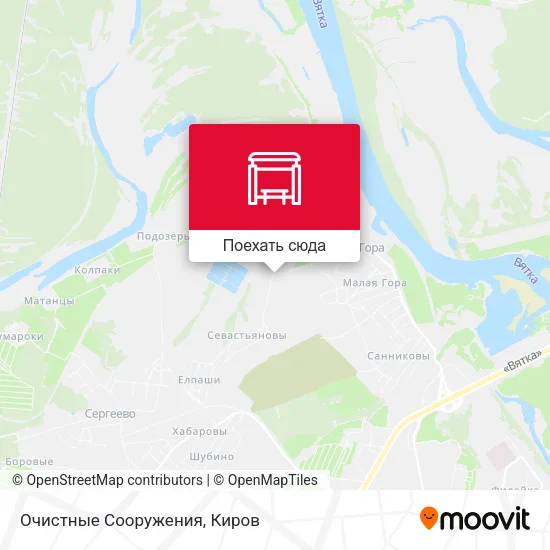 Карта Очистные Сооружения