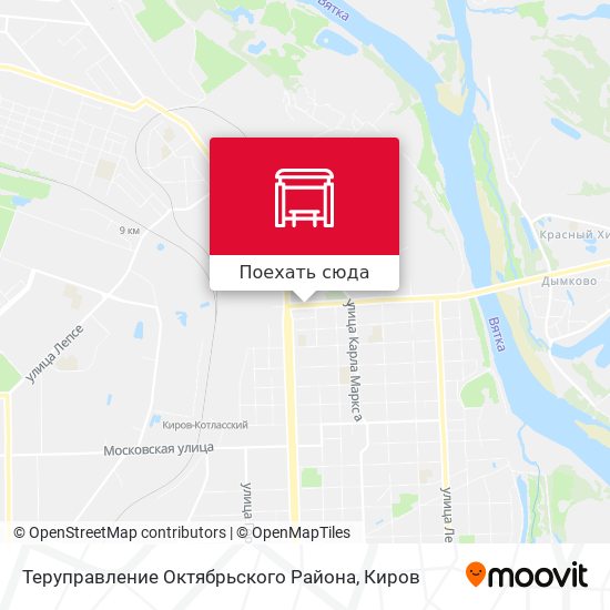 Карта Теруправление Октябрьского Района