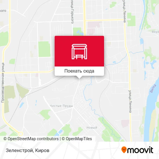 Карта Зеленстрой