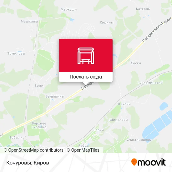 Карта Кочуровы