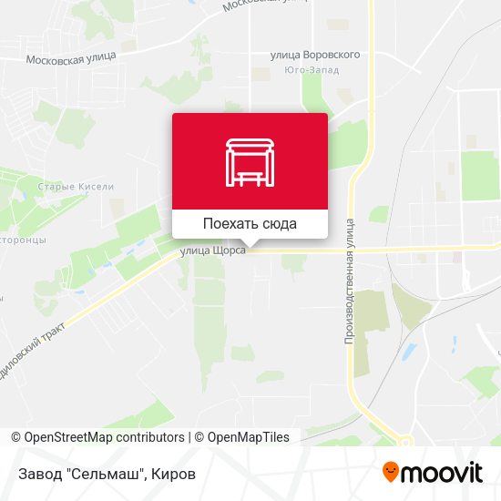 Карта Завод "Сельмаш"