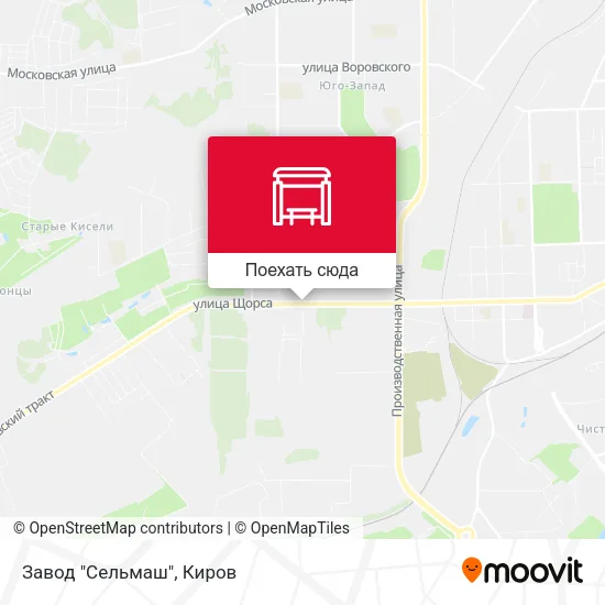Карта Завод "Сельмаш"