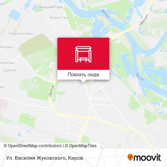 Карта Ул. Василия Жуковского