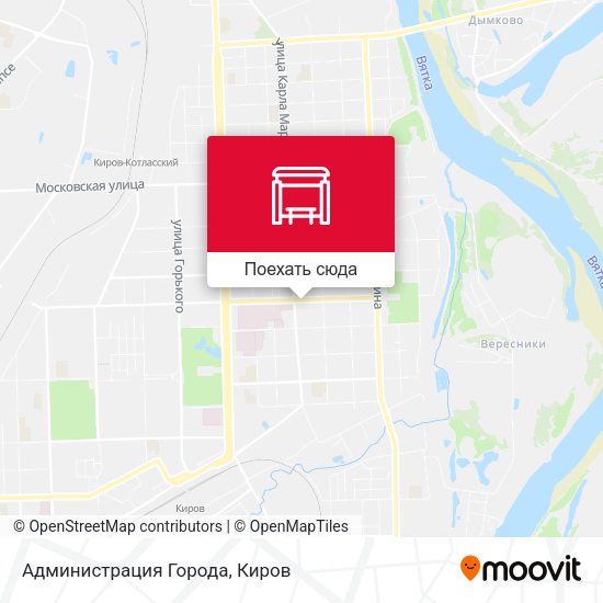 Карта Администрация Города