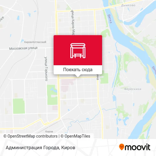 Карта Администрация Города