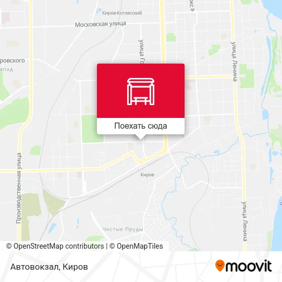 Карта Автовокзал