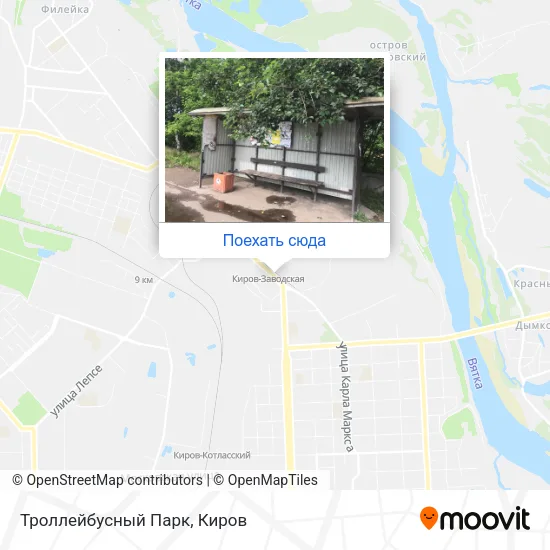 Карта Троллейбусный Парк