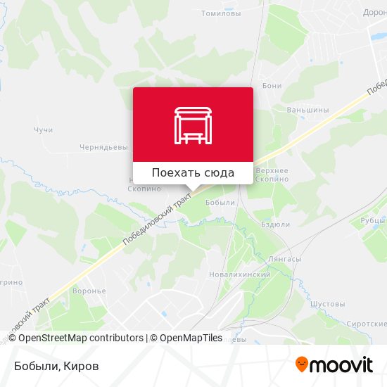 Карта Бобыли