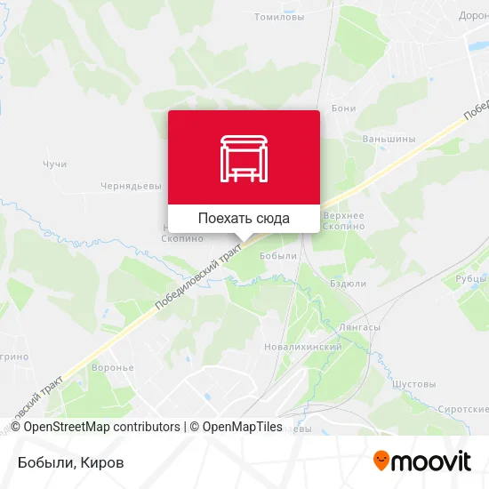 Карта Бобыли