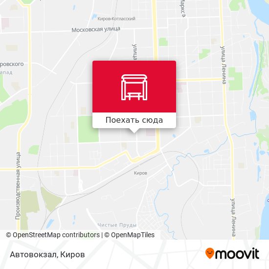 Карта Автовокзал