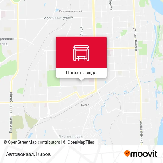 Карта Автовокзал