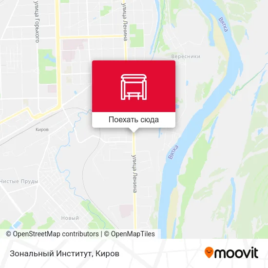 Карта Зональный Институт