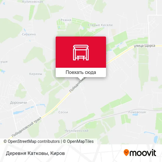 Карта Деревня Катковы