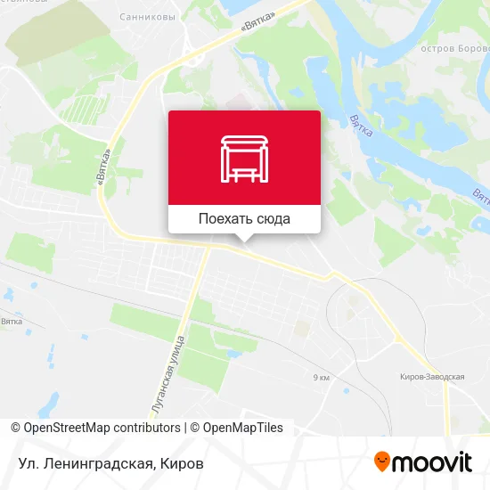 Карта Ул. Ленинградская