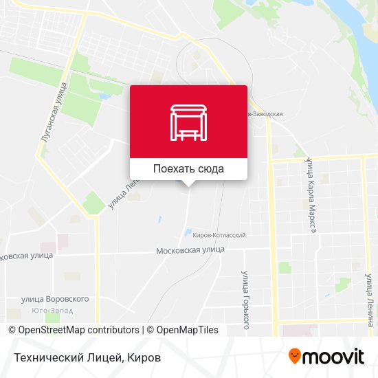 Карта Технический Лицей