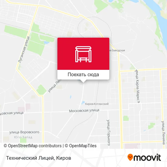Карта Технический Лицей