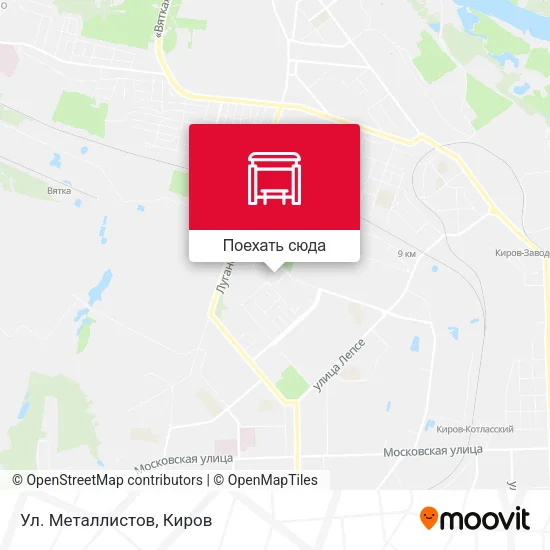 Карта Ул. Металлистов