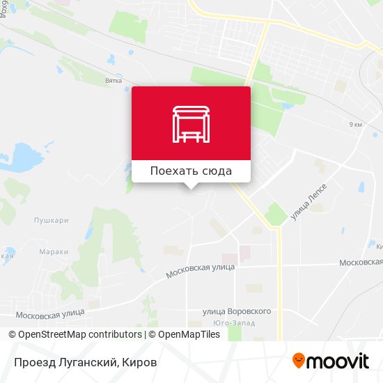 Карта Проезд Луганский