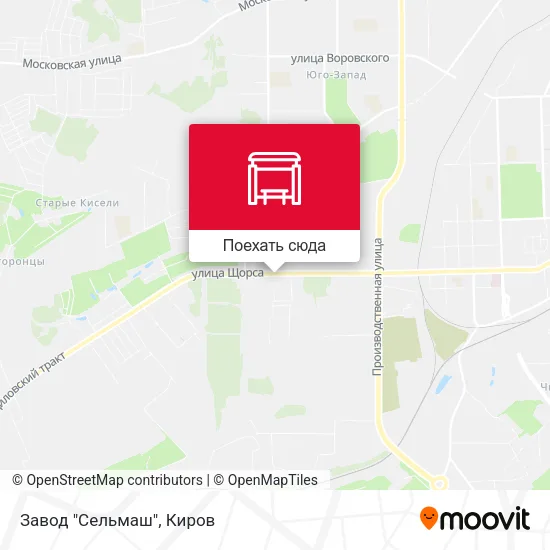 Карта Завод "Сельмаш"