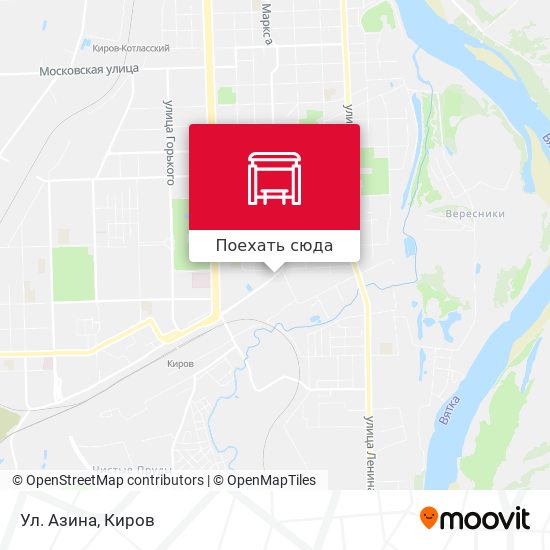 Карта Ул. Азина