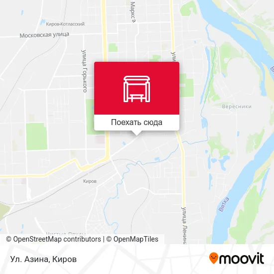 Карта Ул. Азина