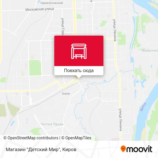 Карта Магазин "Детский Мир"