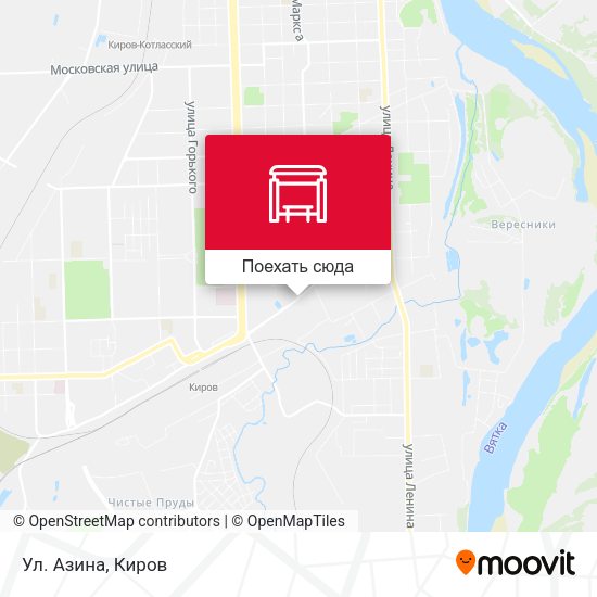 Карта Ул. Азина