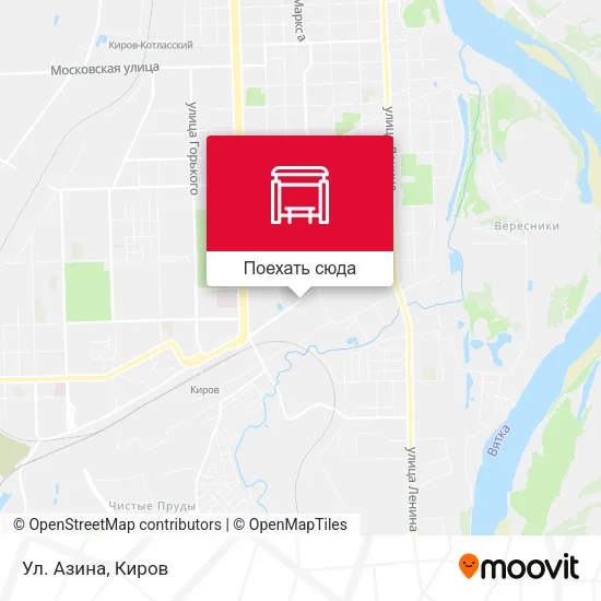 Карта Ул. Азина