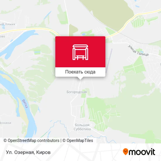 Карта Ул. Озерная