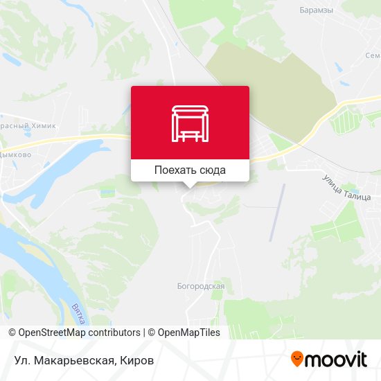Карта Ул. Макарьевская